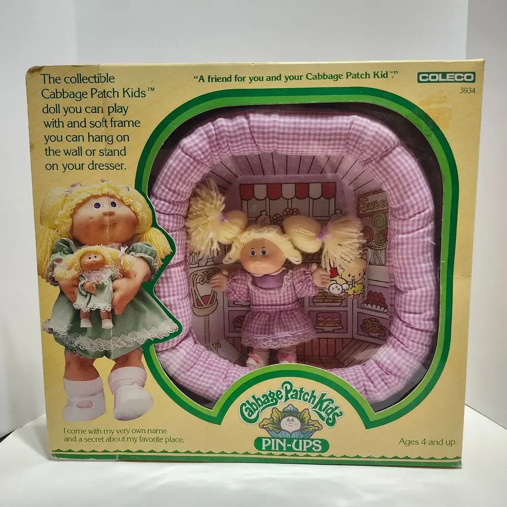 Cabbage Patch Kids Pin-Ups Candi Jilly Sweet Shop Sealed Vintage Coleco